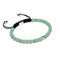 Grüne Jade | 925er Sterlingsilber | Makramee-Armband mit Fokus-Edelstein