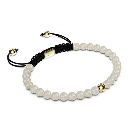 Labradorit | Gold Vermeil | Fokus Edelstein Makramee Armband