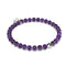 Amethyst | 925er Sterlingsilber | Heilstein-Perlenarmband