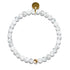 Howlith | 925er Sterlinggold Vermeil | Heilsteinperlenarmband