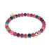 Regenbogenachat | 925er Sterlinggold Vermeil | Heilsteinperlenarmband