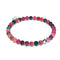 Regenbogenachat | 925er Sterlingsilber | Heilsteinperlenarmband