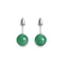 Grüne Jade | 925er Sterlingsilber | Edelstein-Ohrstecker