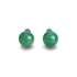 Grüne Jade | 925er Sterlingsilber | Edelstein-Ohrstecker