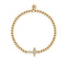 Gesegnet | Gold Vermeil | CZ Diamant Kreuz Armband