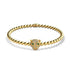 Wild | Gold Vermeil | CZ Diamant Katzenarmband