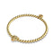 Wild | Gold Vermeil | CZ Diamant Katzenarmband