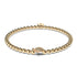 Tortuga | 925 Sterling Gold Vermeil | CZ Diamant Meeresschildkröten Armband