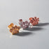 Pfote | 925er Sterlingsilber | Ohrringe mit CZ-Diamanten und Welpen-Print