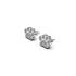Pfote | 925er Sterlingsilber | Ohrringe mit CZ-Diamanten und Welpen-Print