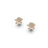 Tortuga | Roségold Vermeil | CZ Diamant Meeresschildkröten Ohrringe