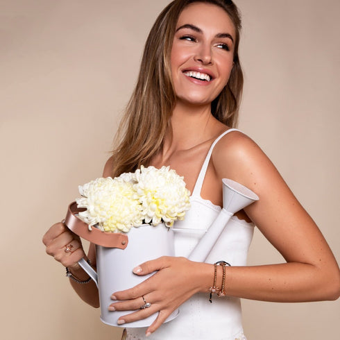 Pina Colada | Roségold Vermeil | Ananasring mit Zirkonia-Diamanten