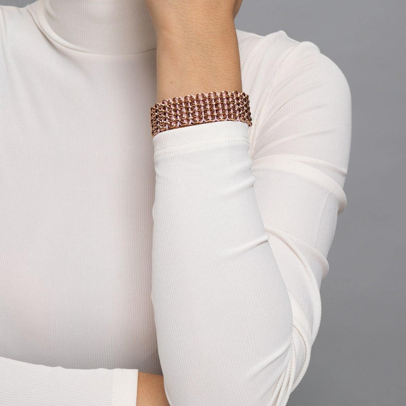 Monarchfalter-Glieder | Deluxe Kismet Armband | Rosa x Roségold