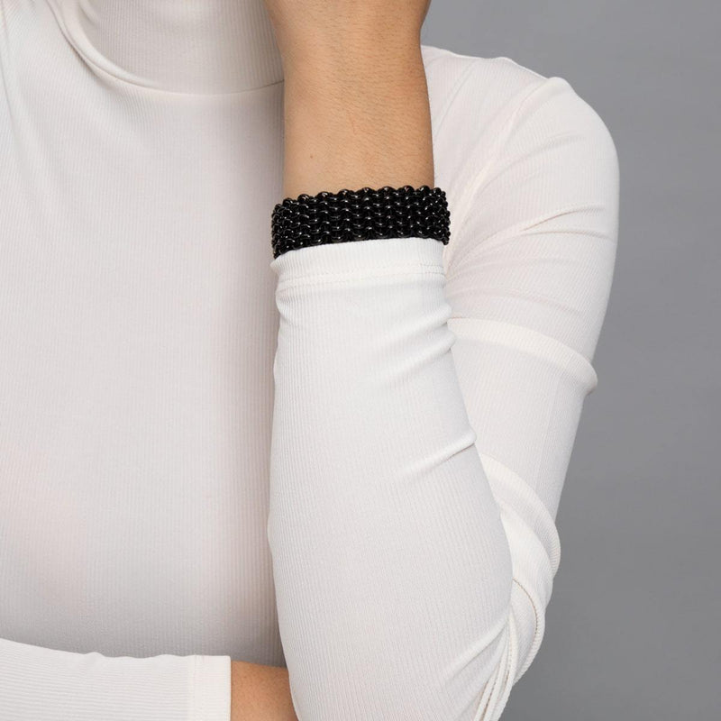 Mountain Gorilla Links | Deluxe Kismet Armband | Schwarz x Rotguss