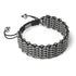 Panda Links | Deluxe Kismet Armband | Schwarz x Silber
