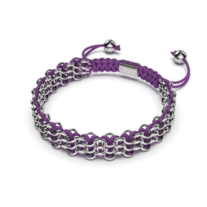 Bonobo Links | Original Kismet Armband | Lila x Silber