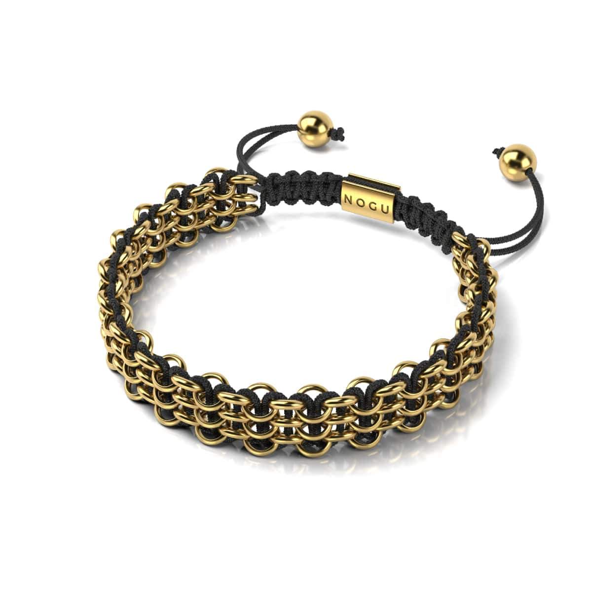Löwenglieder | Original Kismet Armband | Schwarz x Gold