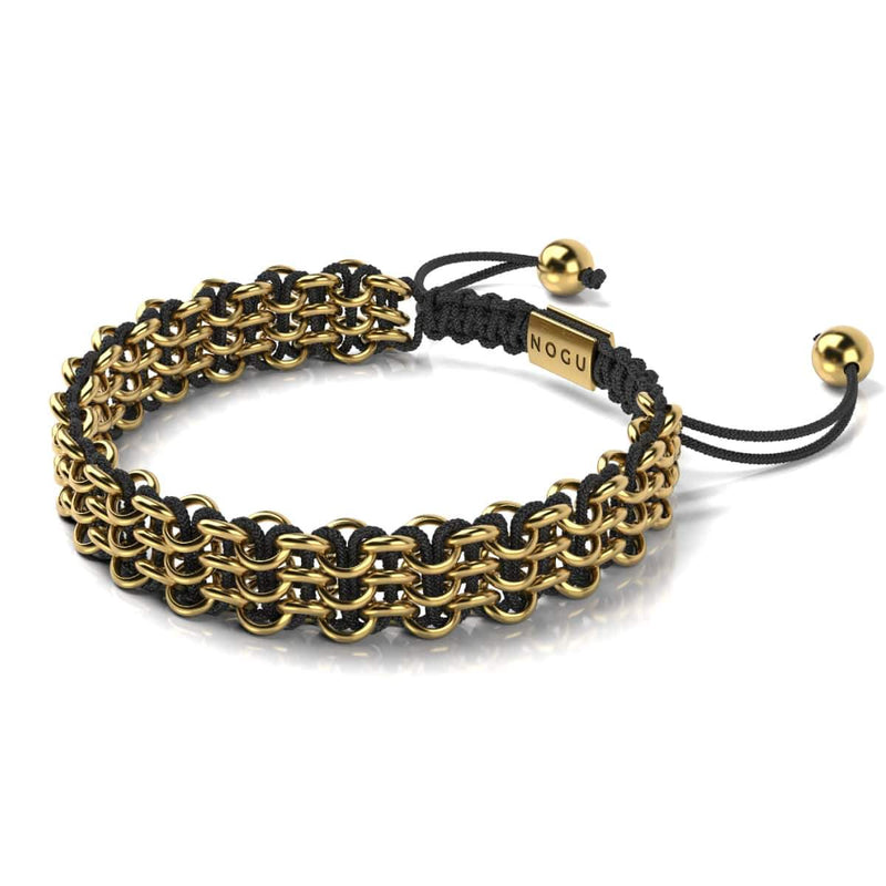 Löwenglieder | Original Kismet Armband | Schwarz x Gold