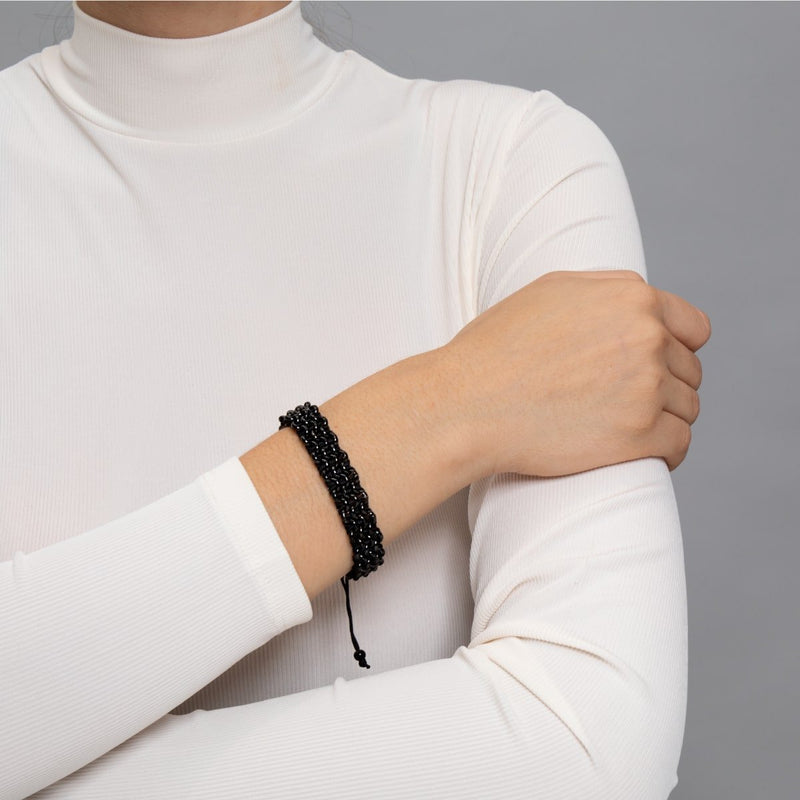 Mountain Gorilla Links | Original Kismet Armband | Schwarz x Rotguss