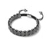 Panda Links | Original Kismet Armband | Schwarz x Silber
