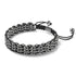 Panda Links | Original Kismet Armband | Schwarz x Silber
