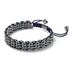 Sumatra-Elefanten-Glieder | Original Kismet Armband | Blau x Silber