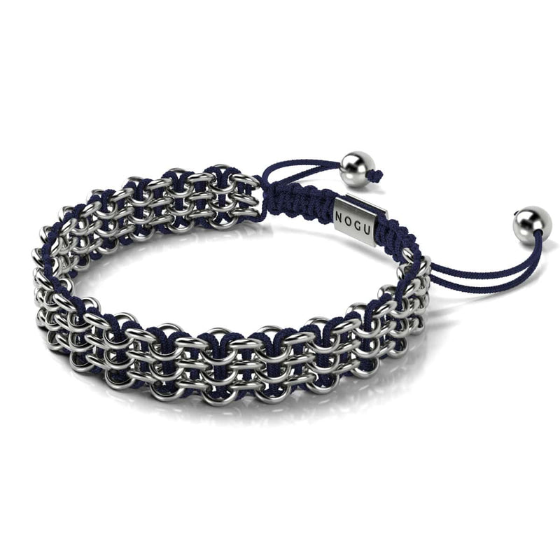 Sumatra-Elefanten-Glieder | Original Kismet Armband | Blau x Silber