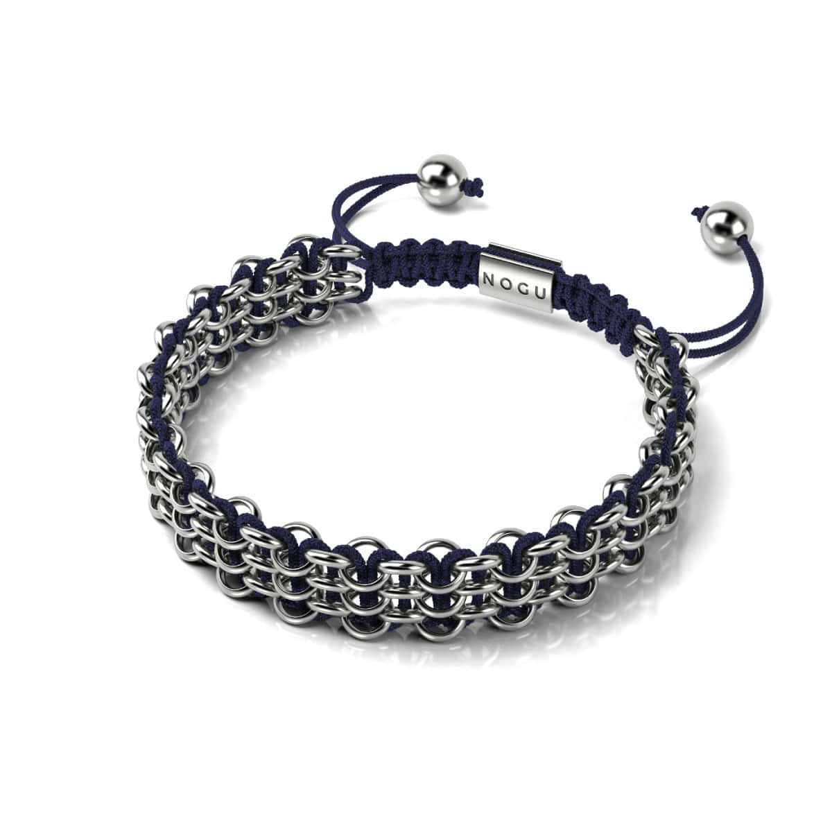 Sumatra-Elefanten-Glieder | Original Kismet Armband | Blau x Silber