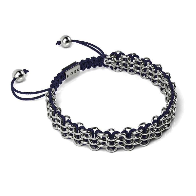 Sumatra-Elefanten-Glieder | Original Kismet Armband | Blau x Silber