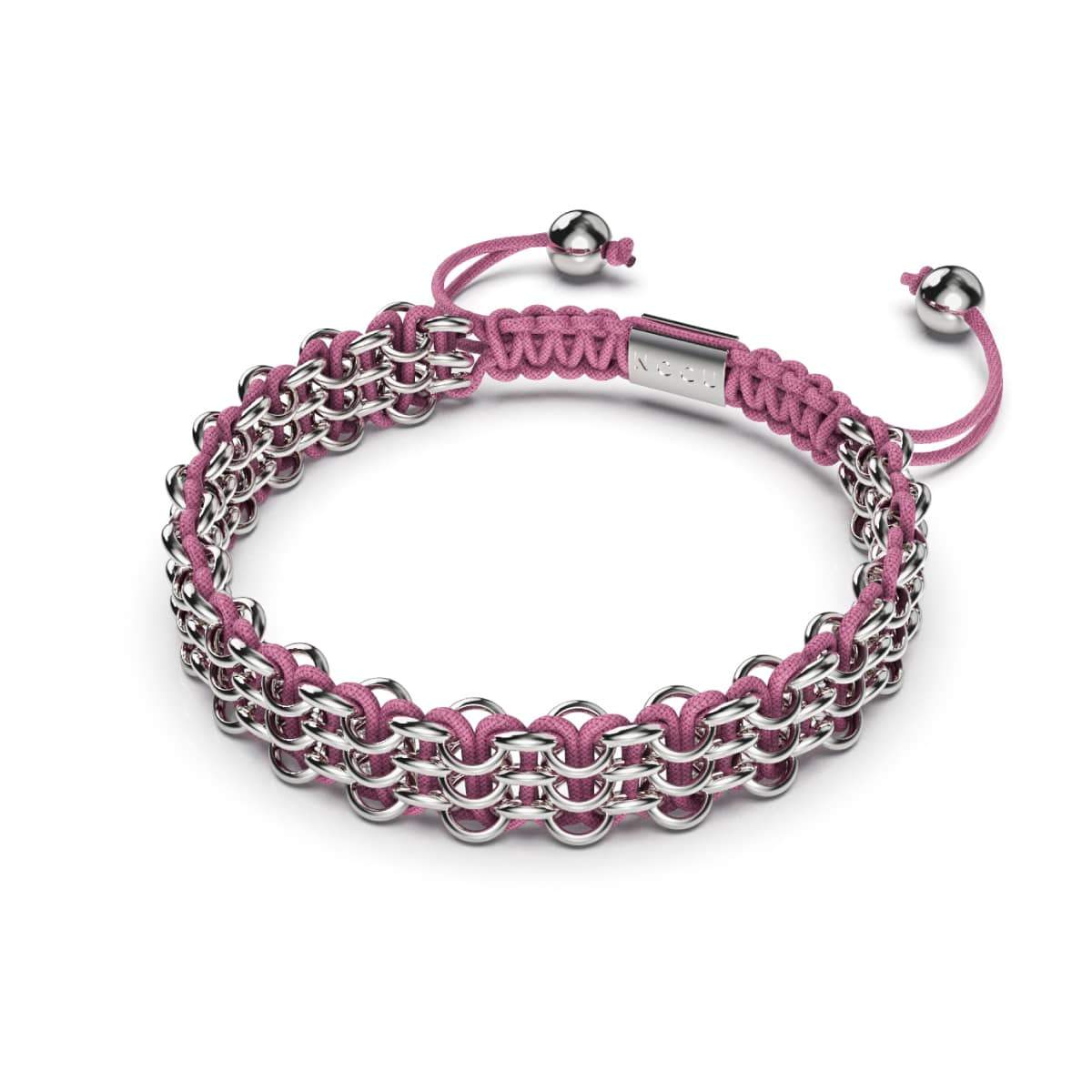 Supreme Kismet Links Armband | Silber | Rosa