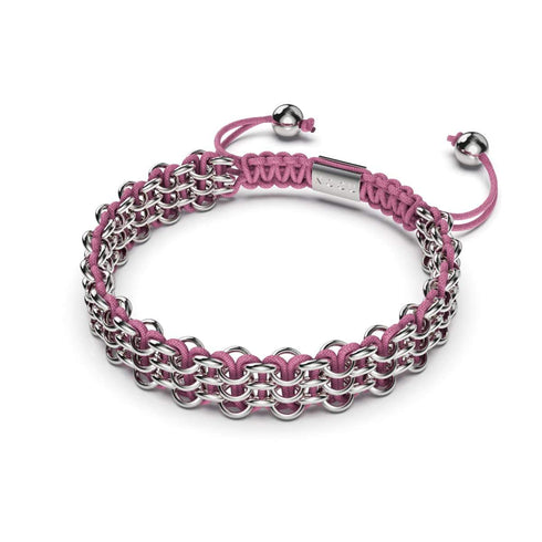 Supreme Kismet Links Armband | Silber | Rosa