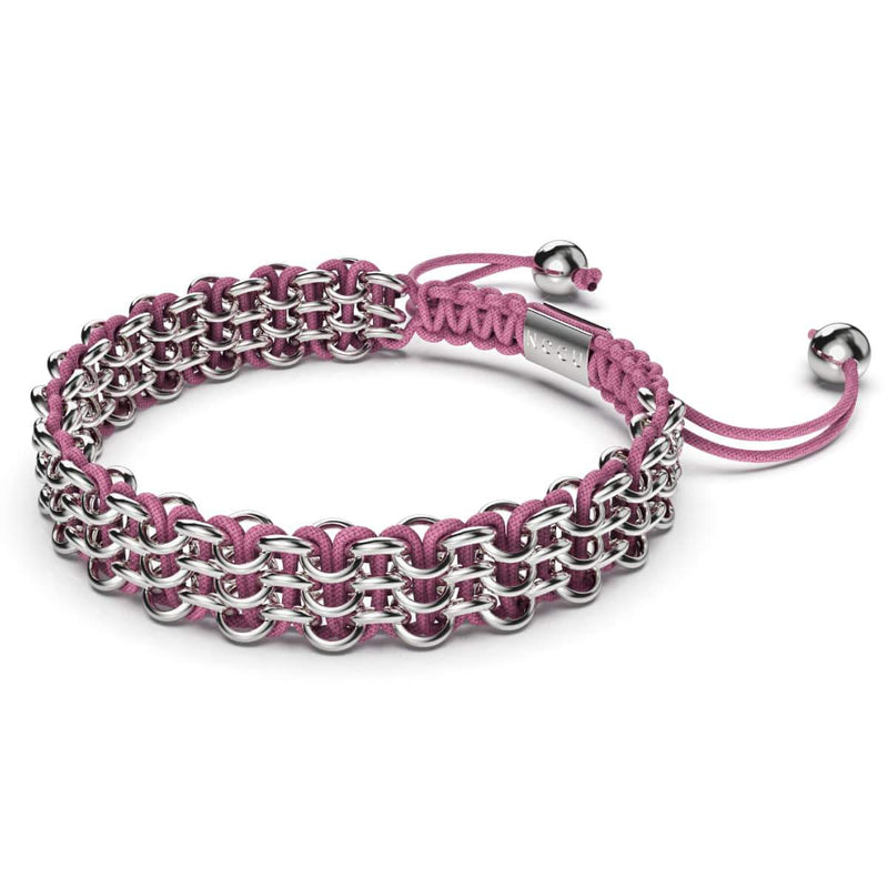 Supreme Kismet Links Armband | Silber | Rosa