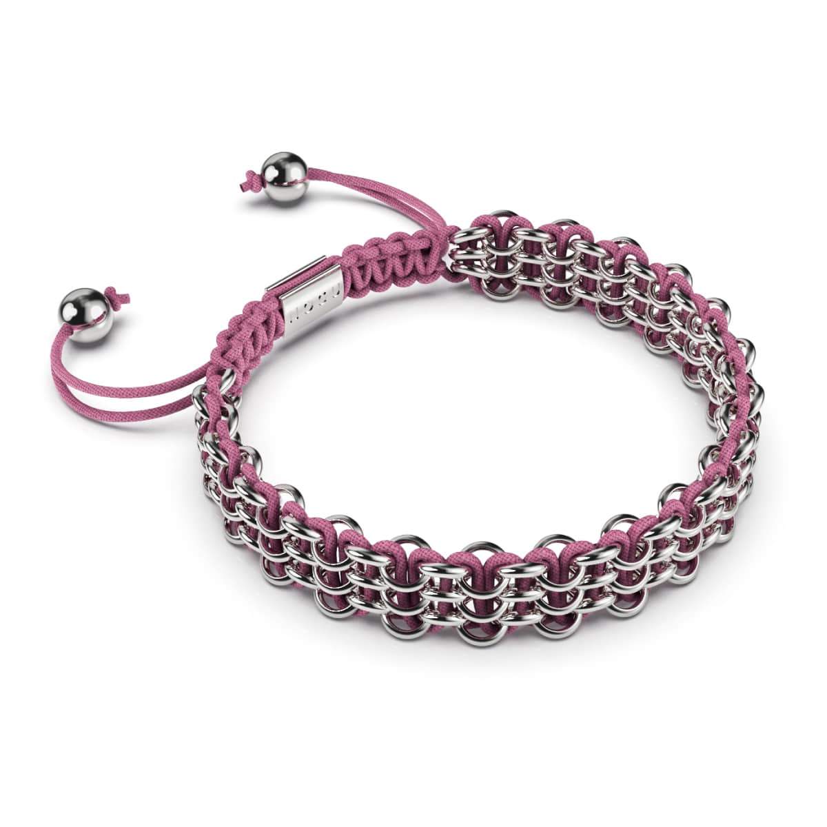 Supreme Kismet Links Armband | Silber | Rosa