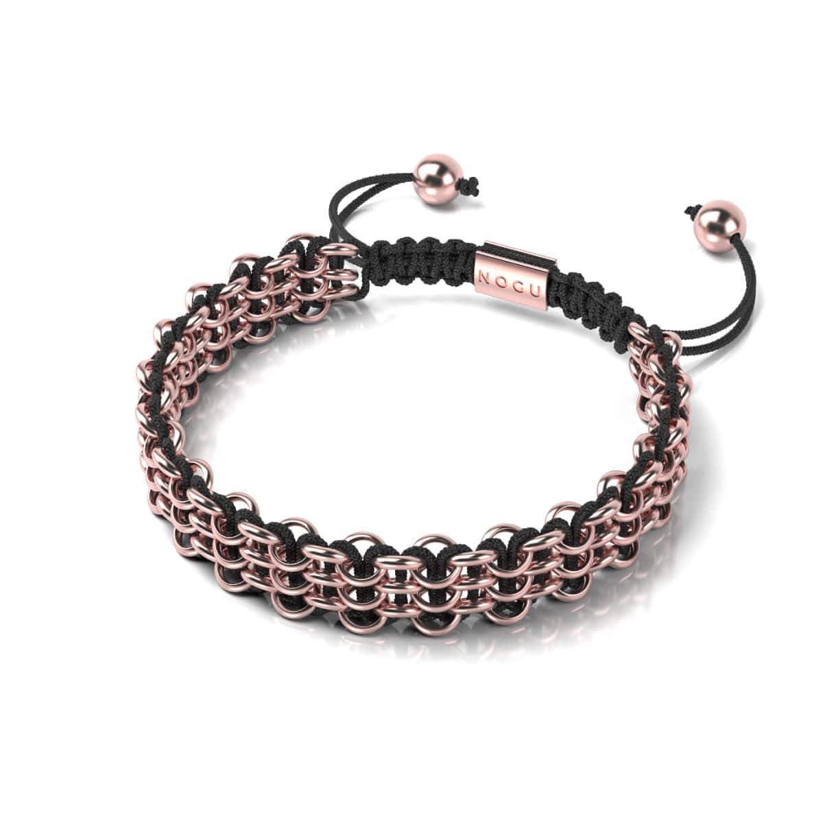 Tiger Links | Original Kismet Armband | Schwarz x Roségold