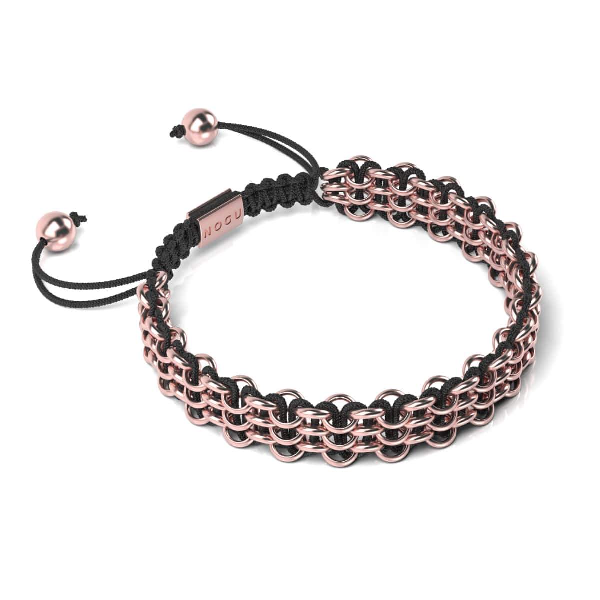 Tiger Links | Original Kismet Armband | Schwarz x Roségold