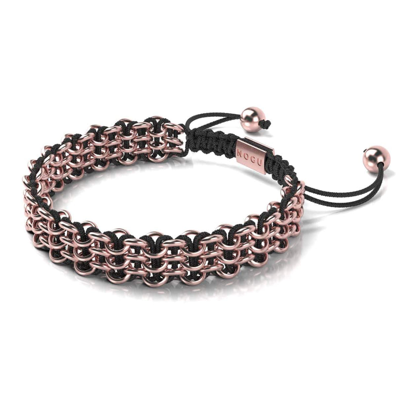 Tiger Links | Original Kismet Armband | Schwarz x Roségold