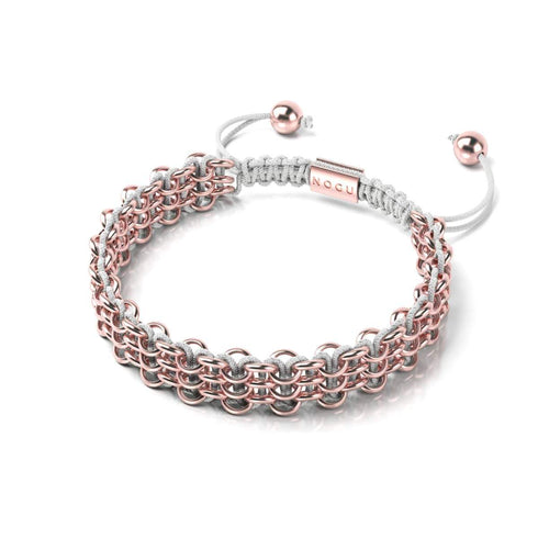 Baumfaultier-Glieder | Original Kismet Armband | Weiß x Roségold