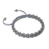 Adlerglieder | Mini-Kismet-Armband | Grau x Silber
