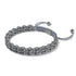 Adlerglieder | Mini-Kismet-Armband | Grau x Silber