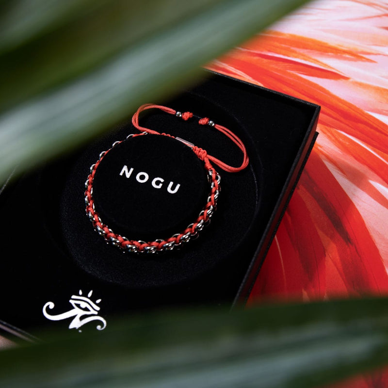 Flamingo-Glieder | Mini-Kismet-Armband | Rosa x Silber