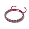 Hippo Links | Mini Kismet Armband | Fuchsia x Silber
