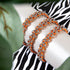 Orang-Utan-Glieder | Mini-Kismet-Armband | Orange x Silber
