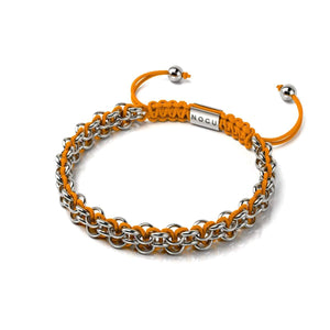 Orang-Utan-Glieder | Mini-Kismet-Armband | Orange x Silber