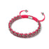 Roségoldene Löffler-Glieder | Mini-Kismet-Armband | Neonpink x Silber