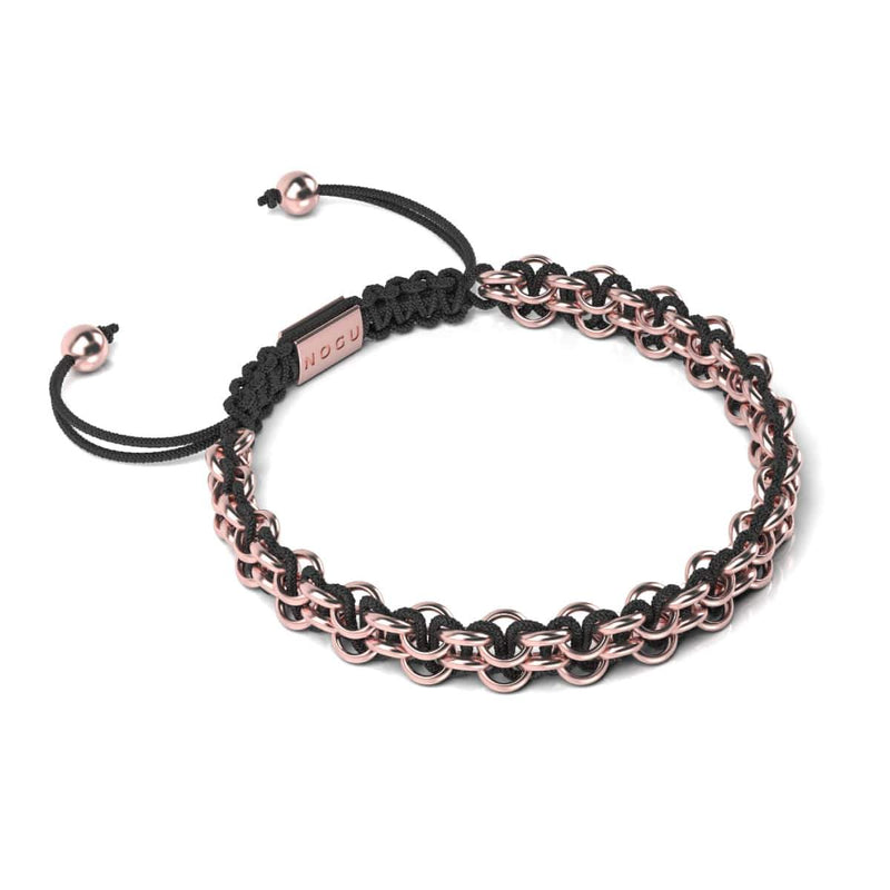 Tiger Links | Mini Kismet Armband | Schwarz x Roségold