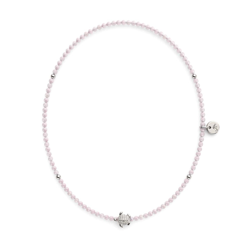 Rosenquarz | Silber | Tortuga Edelsteinwickel