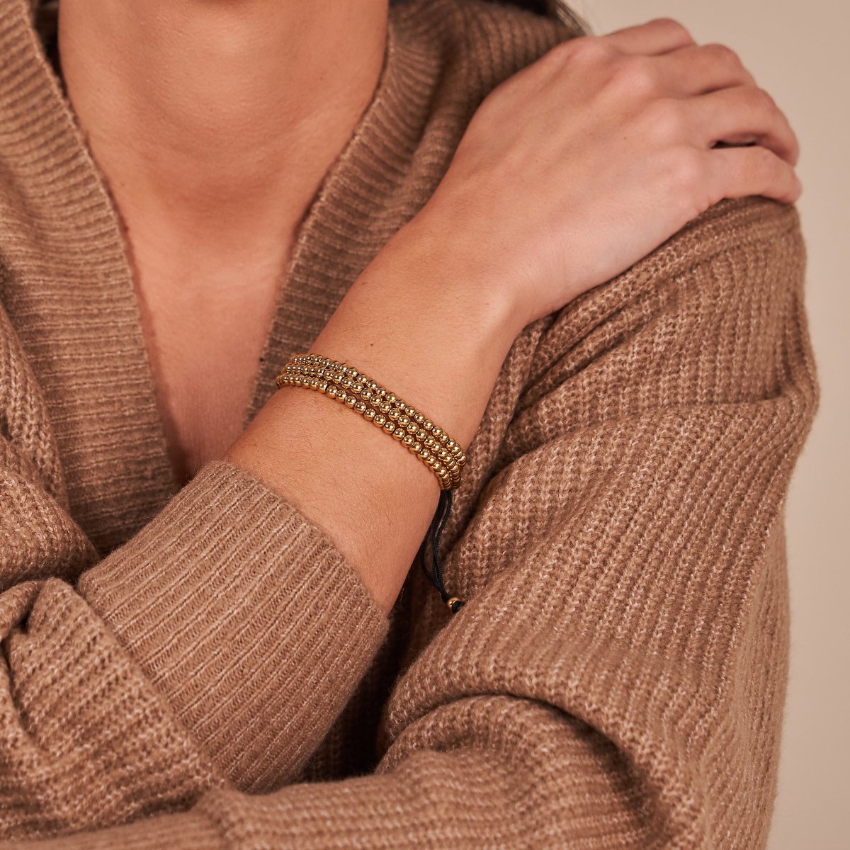 Dreifaltigkeit | Gold | Dreireihiges Armband