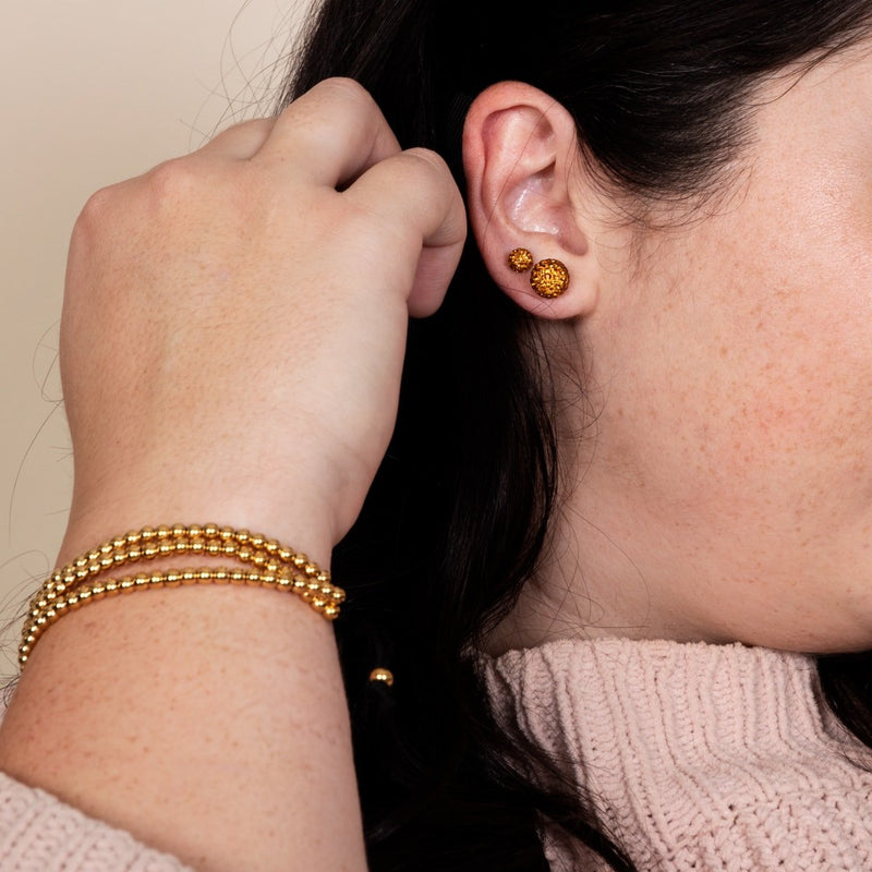 Dreifaltigkeit | Gold | Dreireihiges Armband