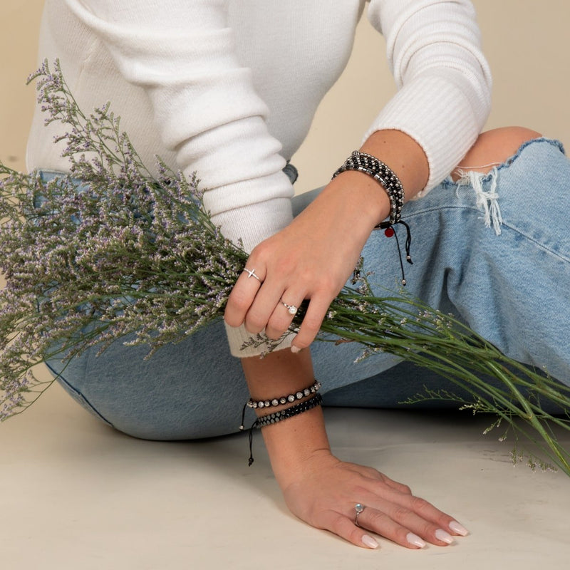 Dreifaltigkeit | Silber x Rotguss | Dreireihiges Armband