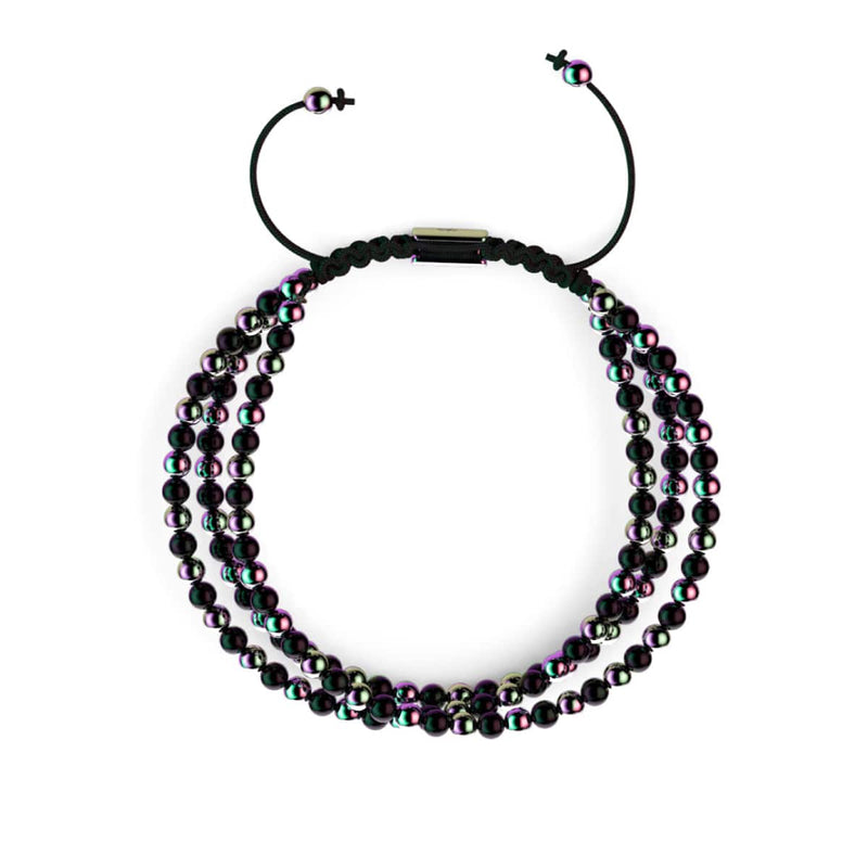 Dreifaltigkeit | Einhorn Silber x Rotguss | Dreireihiges Armband